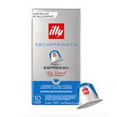 Cápsula de Café Illy Espresso Descafeinado 57g CX C/ 10 UN