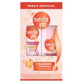 Shampoo e Condicionador Seda Niina Secrets Colágeno e Vitamina C 300ml