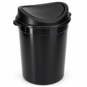 Lixeira Basculante Plasvale 12L Preto 1 UN