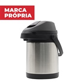 Garrafa Térmica Gimba C/ Pump em Inox 2,5L 1 UN
