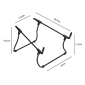 Suporte para Notebook Reliza Steel Ref:009616 Preto 1 UN