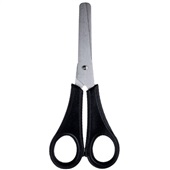 Tesoura Escolar Leo&Leo Sem Ponta 13cm Ref. 4195 Preta 1 UN