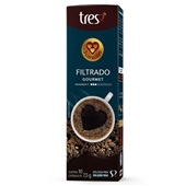 Cápsula de Café 3 Corações Filtrado Gourmet 7,5g Caixa C/10 UN