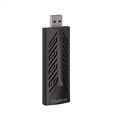 Adaptador Intelbras USB Wi-fi Action A1800X Preto 1 UN
