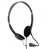 Headset Bright Office C/Microfone Flexível e Duplo Plug 3,5 mm Preto 1
