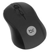 Mouse sem Fio Bright 2.4Ghz USB 2.0 Preto 1 UN