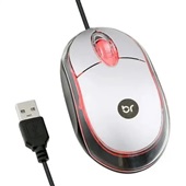 Mouse Bright USB 107 Prata 1 UN