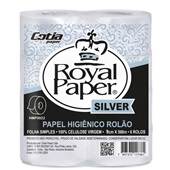 Papel Higiênico Royal Paper Folha Simples 500m PCT C/8 RL