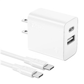 Carregador 1Hora GAR162 PD 20W Duas Portas 1 Metro 3A Branco 1 UN