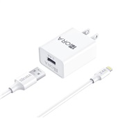 Carregador 1Hora GAR143 5V 12W com Cabo USB para Lightning 1 Metro 2,1
