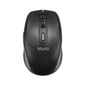 Mouse Sem Fio Multi MS750 MO403 USB 2.4GHz Recarregável Preto 6 Botões
