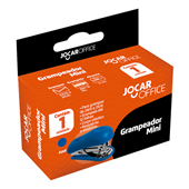 Mini Grampeador Jocar Plástico Cores Sortidas 26/6 até 12 Folhas 1 UN