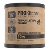Álcool em Gel Audax ProKitchen Acendedor 80° Facilita 10kg 1 UN