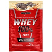 Whey Concentrado Integralmédica 100% Pure Cookies Pouch 30g 1 UN