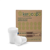 Copo Descartável Kerocopo Branco 300ml CX C/2000 UN