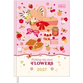 Agenda 2027 Tilibra Charme Costurada Capa Dura Sortidas 123x166mm 176