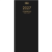Agenda 2027 Tilibra Comercial Costurada Capa Dura 123x275mm 208 Folhas