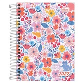 Agenda 2027 Tilibra Diária Feminina Espiral Sortidas Capa Dura 117x164