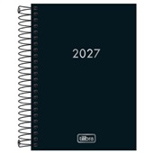 Agenda 2027 Tilibra Napoli Espiral Preta Capa Dura 129x187mm 176 Folha