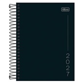 Agenda 2027 Tilibra Pepper Espiral Preta Capa Dura Gofrada 117x164mm 1
