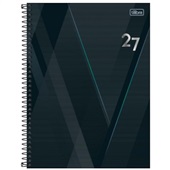 Agenda 2027 Tilibra Spot Espiral Sortidas Capa Dura 200x275mm 200 Folh