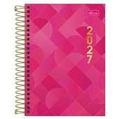 Agenda 2027 Tilibra Spot Feminina Espiral Sortidas Capa Dura 129x187mm