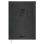 Agenda 2027 Tilibra Torino Costurada Preta Capa com Espuma 134x192mm 1
