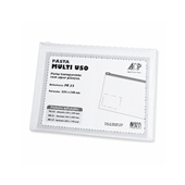 Pasta Multiuso ACP com Zíper 330x240mm REF:PZ-32 Plastico Transparente 1 UN