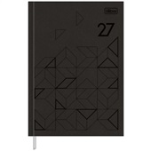 Agenda 2027 Tilibra Prátika Costurada Preta Capa Dura 145x205mm 176 Fo