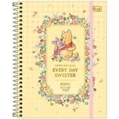 Planner 2027 Tilibra Pooh Espiral Capa Dura Estampas Sortidas 177x240m