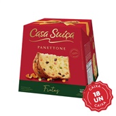 Panettone Casa Suíça Frutas 400g CX C/18 UN