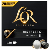 Café em Cápsula Torrado e Moído L'OR Ristretto Espresso 52g CX C/10 UN