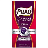 Cápsula de Café Pilão Lungo Intenso 08 5,2g CX C/10 UN