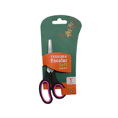 Tesoura Escolar Leo&Leo S/ Ponta Cores Sortidas 14cm 4592 1 UN