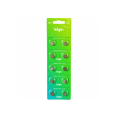 Bateria Alcalina Elgin 1,5V LR41 AG3 82261 Cartela C/10 UN