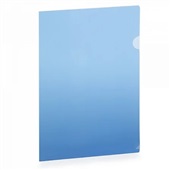 Pasta L A4 Plascony 220x310mm Azul 10 UN