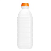 Garrafa Descartável New York PEAD com Tampa Laranja 1000ml PCT C/ 100