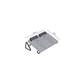 Apoio para Pés Reliza Robust Magnetico Massageador 000031 Cinza 1 UN