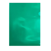 Pasta L A4 Plascony 220x310mm Verde PCT C/10 UN