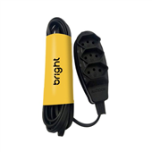 Extensão Elétrica Bright 2P+ T 3 Tomadas FL006 Preto 1 UN