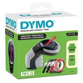 Rotulador Manual Dymo Organizer Xpress PT/CZ Combo C/3 Fitas Sortidas