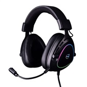 Headset Gamer Maxprint GHE1000 com Fio USB 2.0 Preto 62000191 1 UN
