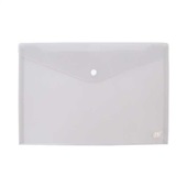 Pasta Envelope com Botão 335x235mm Cristal 1 UN Yes