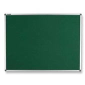 Quadro de Aviso Feltro e Alumínio Verde 90x120cm 1 UN Board Net