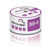 DVD-R Gravável 4.7GB, 120min Printable Multilaser