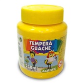 Tinta Guache Amarela 250ml 1 UN Acrilex