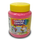 Tinta Guache Rosa 250ml 1 UN Acrilex