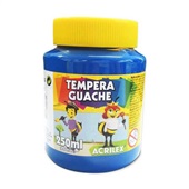 Tinta Guache Azul 250ml 1 UN Acrilex