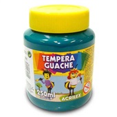 Tinta Guache Verde 250ml 1 UN Acrilex