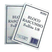 Bloco Sulfite para Rascunho Sem Pauta 50 Folhas 11x16cm 1 UN San Remo